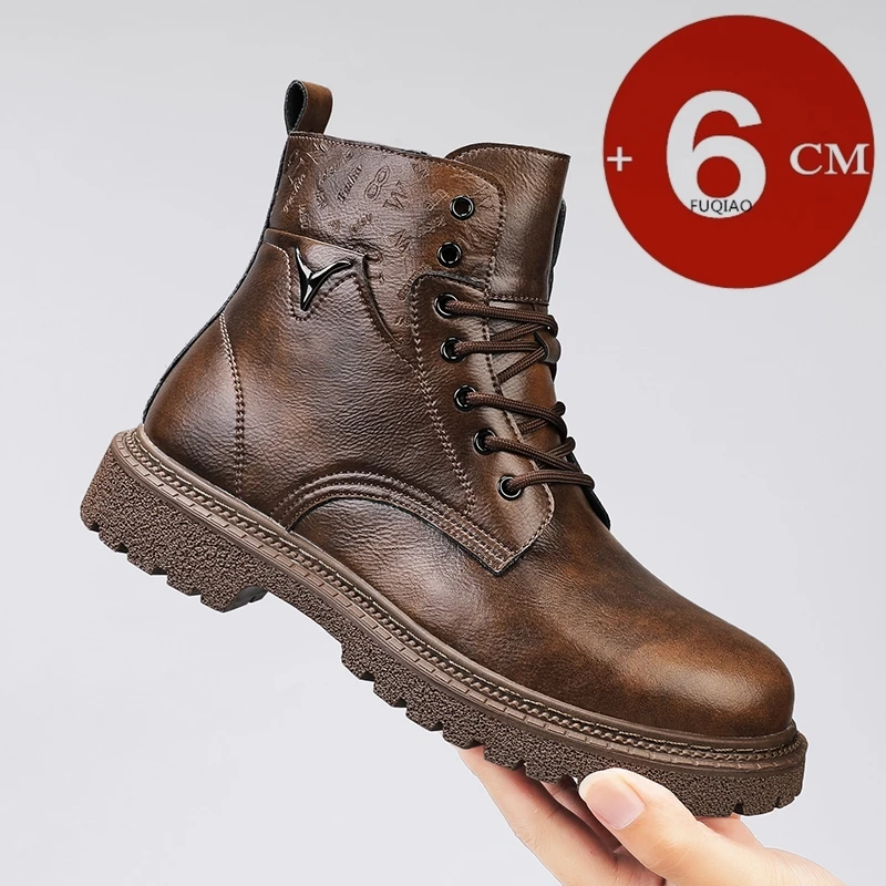 Weightlifting Shoes - 6 cm onzichtbare hoogte toenemende herenlaarzen