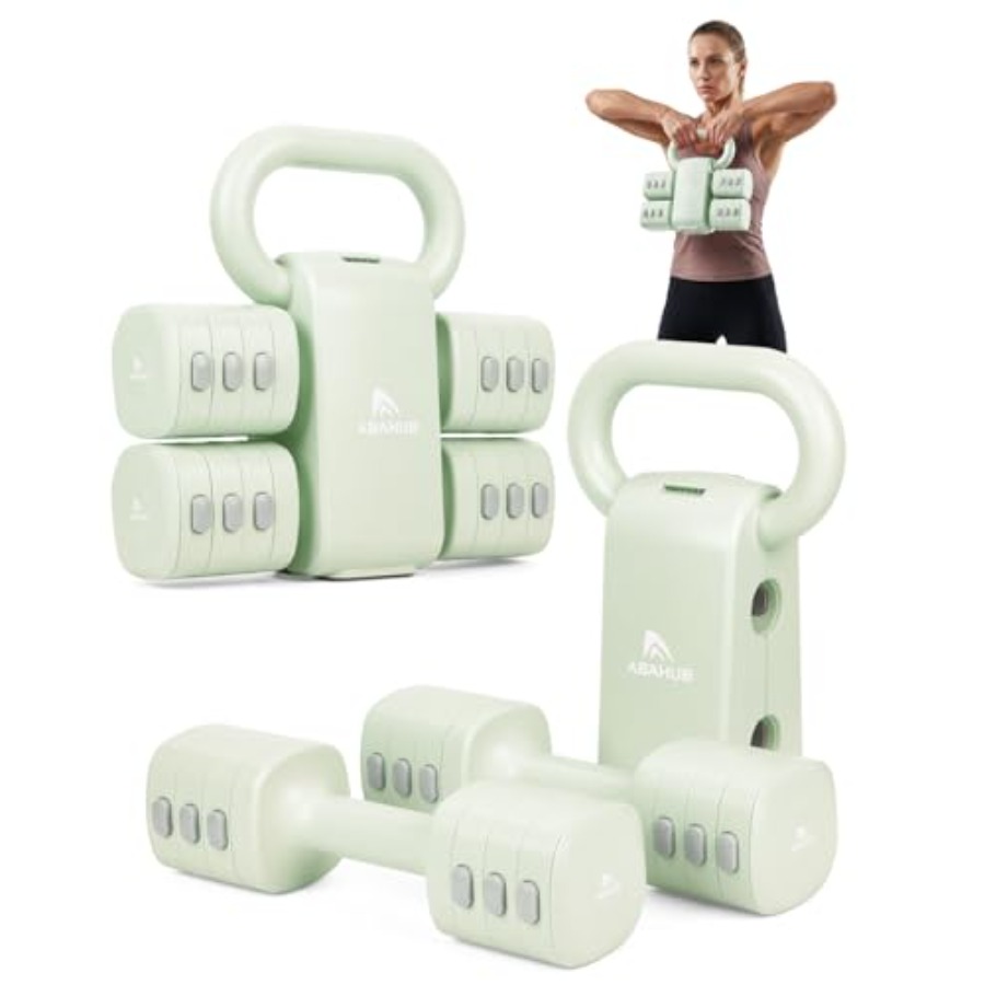 Kettlebell - Homegym dumbbell set: 4-in-1 verstelbare gewichten