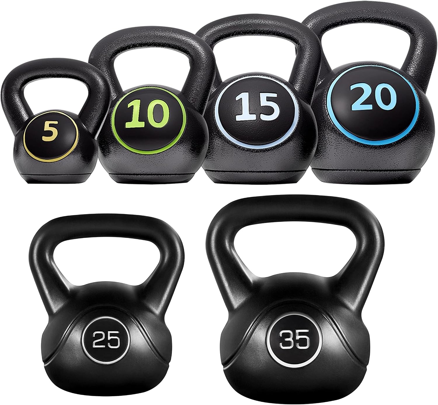 Kettlebell - Kettlebell-set voor thuisgebruik, bestaande uit 6