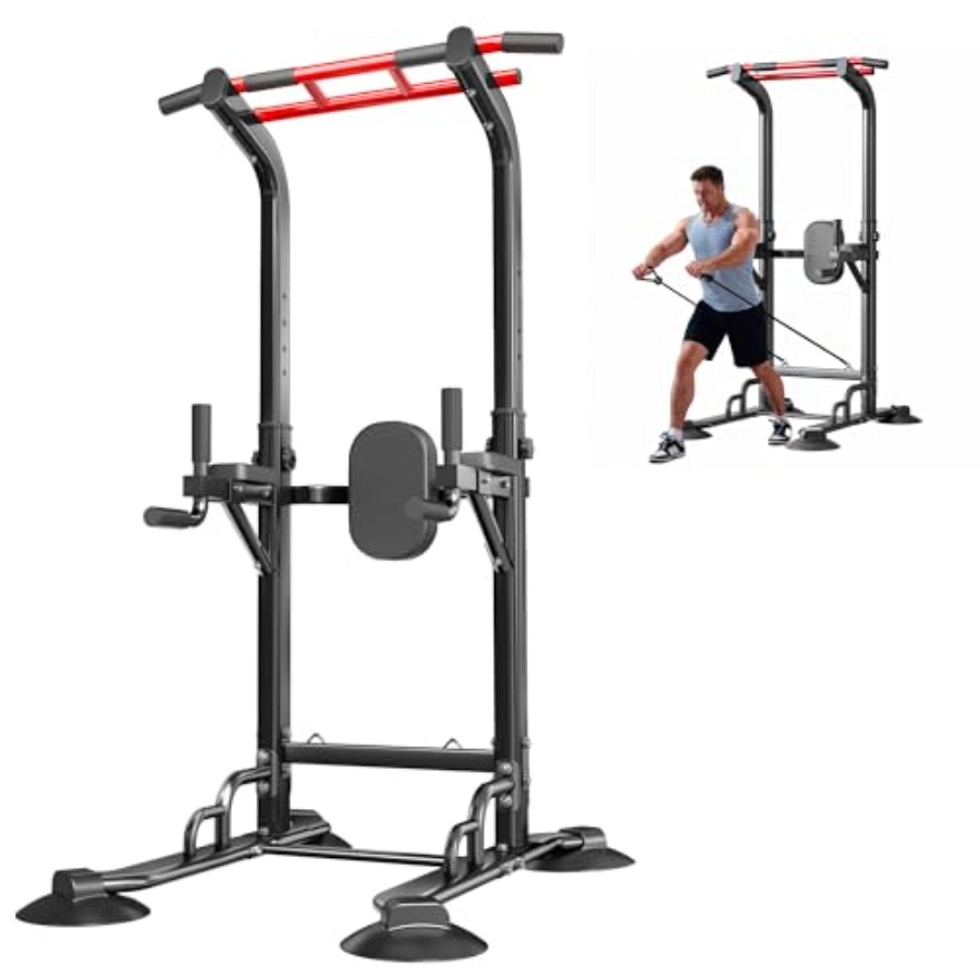Pull Up Bar - Homegym pull-up bar station: zwart stalen,