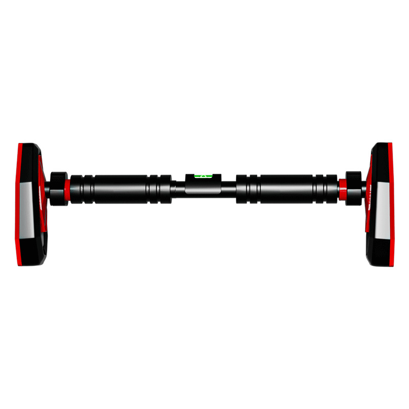 Zwarte en rode pull-up bar voo - Pull Up Bar recensie en prijs