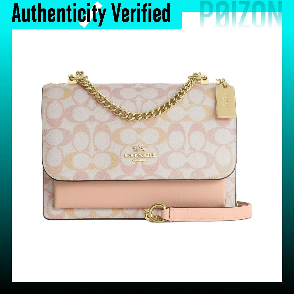 COACH Klare, canvas tas met ee - Chalk Bag recensie en prijs
