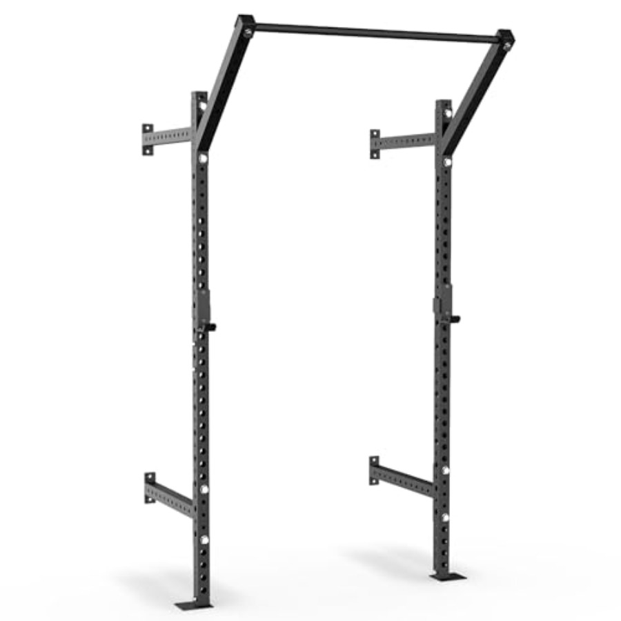 Wandgemonteerde squat rack voo - Pull Up Bar recensie en prijs