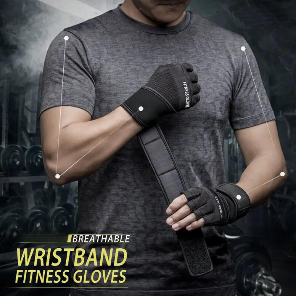 Gymhandschoenen met halve ving - Weightlifting Gloves recensie en prijs