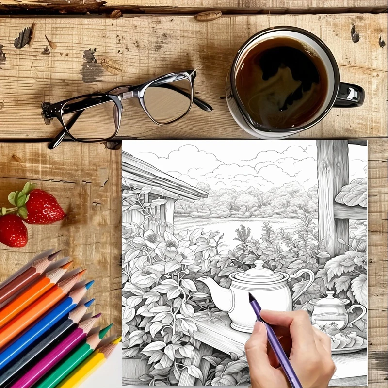 Tea In The Gardens kleurboek v - Chalk Bag recensie en prijs