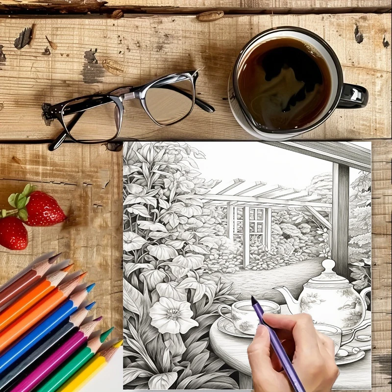Tea In The Gardens kleurboek v - Chalk Bag recensie en prijs